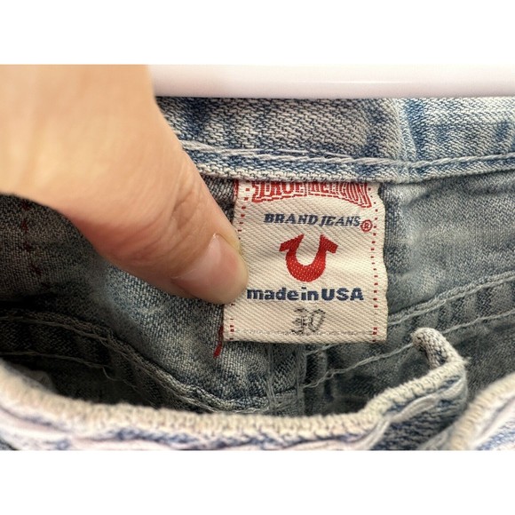 True Religion embellished jean pants, Row 30 seat 33.Check measurements in photo - Picture 4 of 13